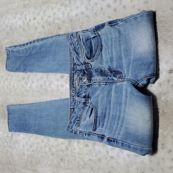 American Eagle Lighter Wash Super Stretch High Rise Jegging Jean Size 0 Waist 25 - Picture 2 of 5
